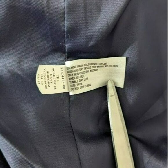 Navy Blue Tailored Blazer Gap The Academy Size 10  Office Career Dark‎ Academia - Picture 8 of 8